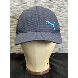 Puma Blue And Teal Hat Cap Mens Flexfit‎ Genuine Brand Name Golf Tennis